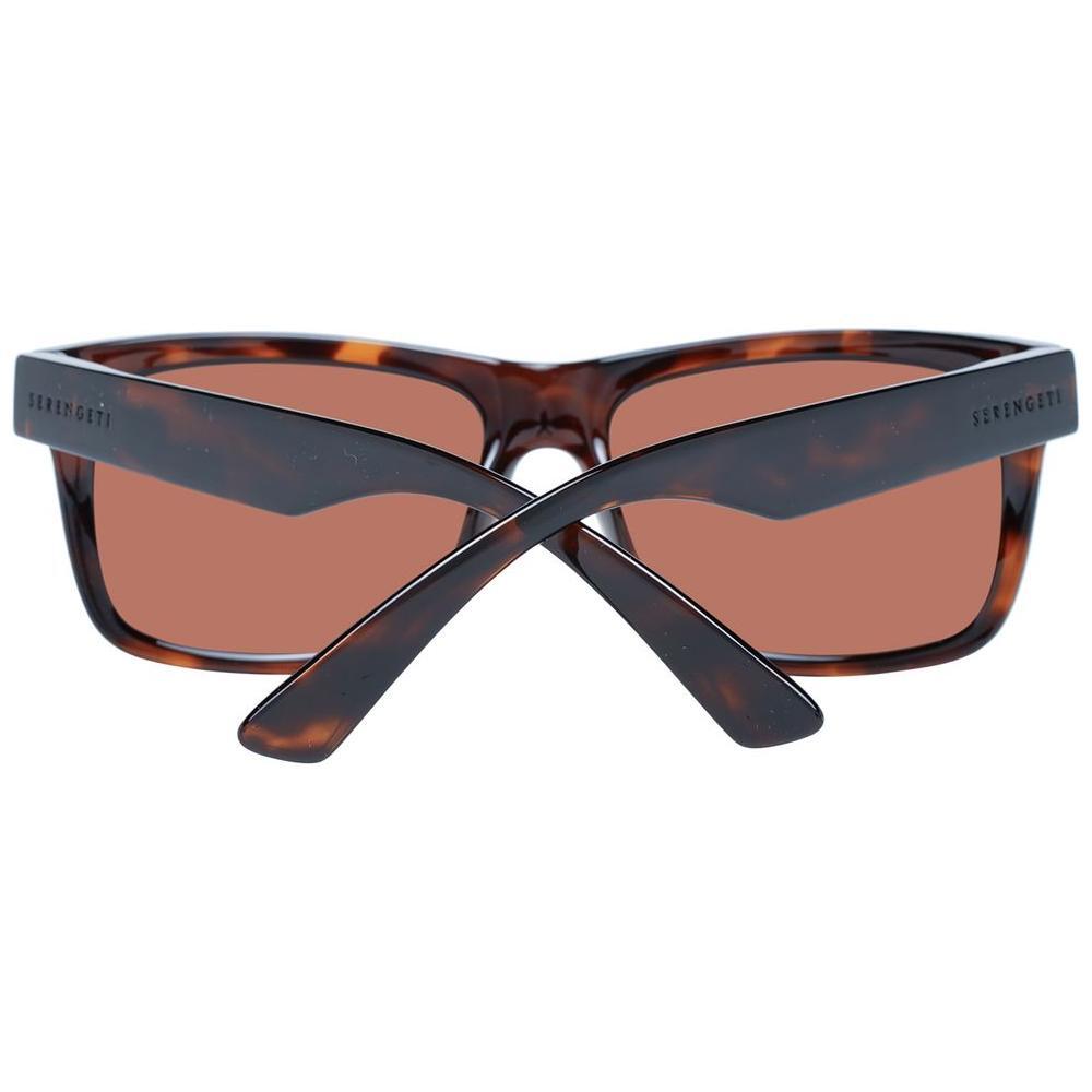 Serengeti Brown Plastic Sunglasses