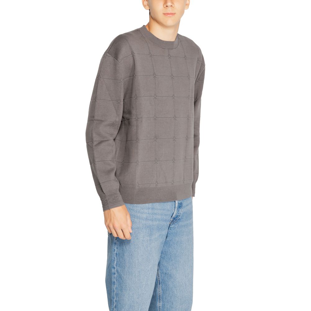 Armani Exchange Gray Cotton Sweatshirt