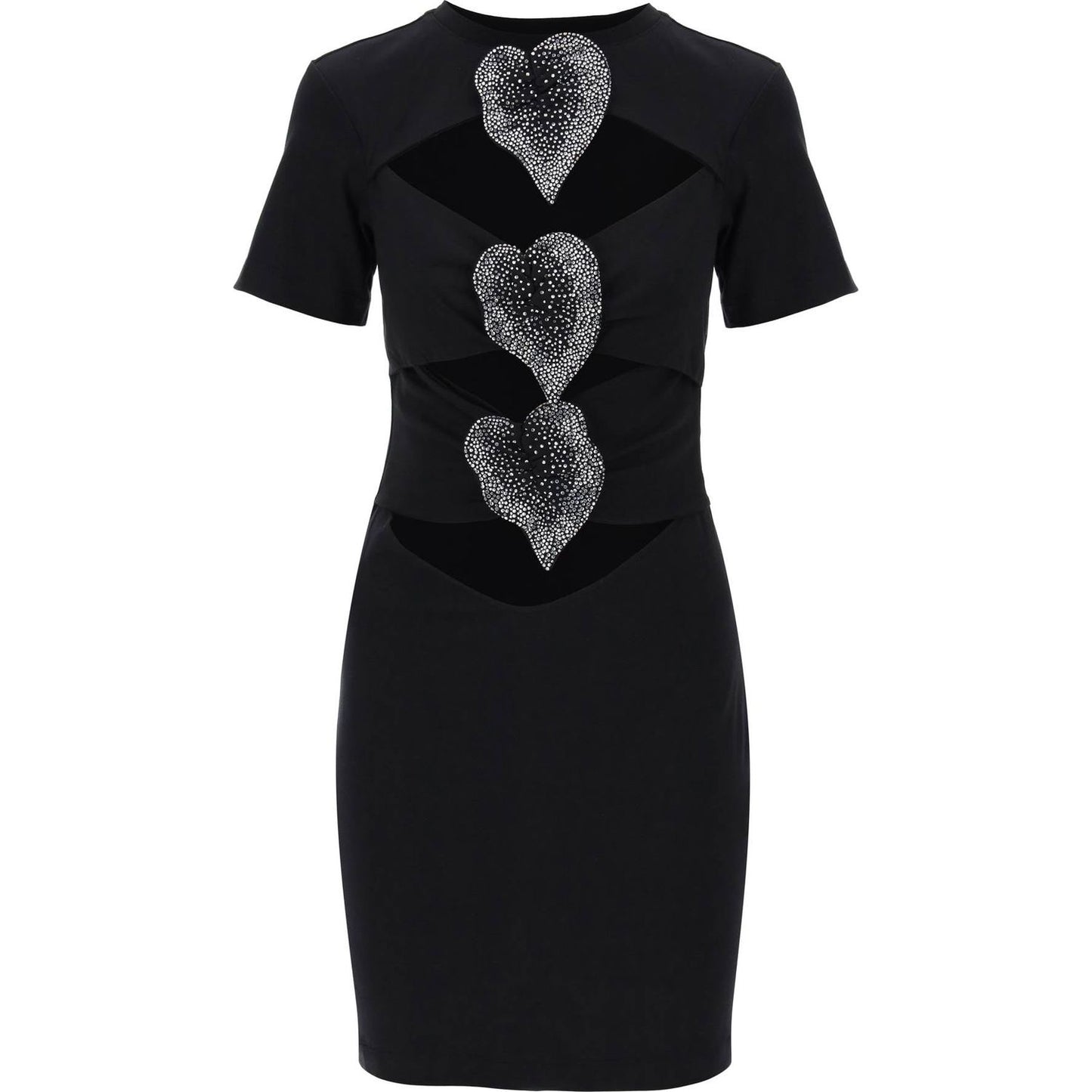 Giuseppe Di Morabito mini cut-out dress with applied anthur Dresses Giuseppe Di Morabito