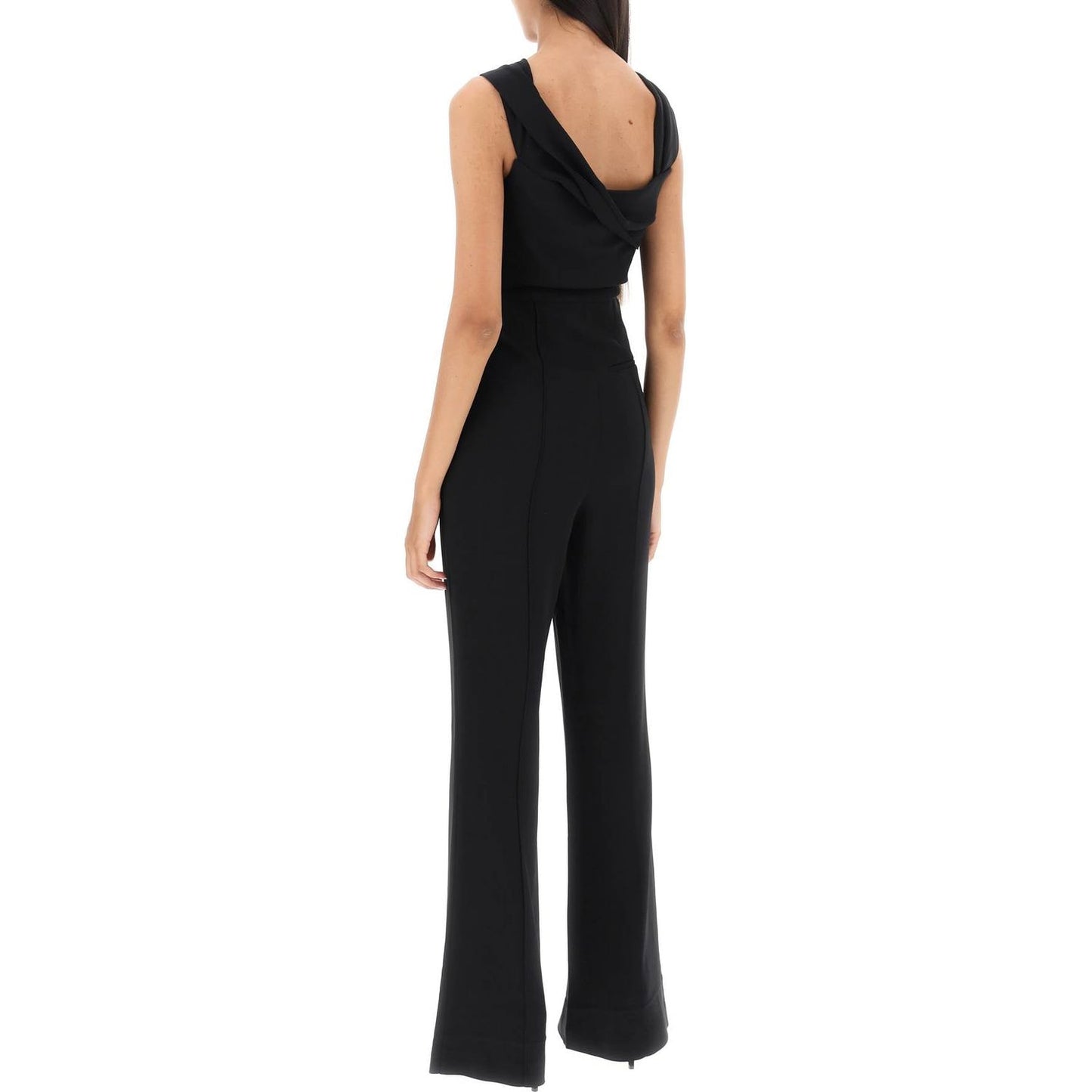 Roland Mouret jumpsuit with twisted neckline Jumpsuits Roland Mouret