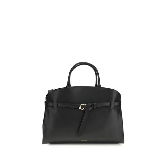 Coccinelle Black Calf Leather Bos Taurus Handbag 1728,72470364320,Bags,Black,Coccinelle,Handbags - Bags,New with tags,Women