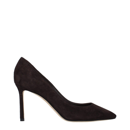 Jimmy Choo Brown Leather High Heel Pumps