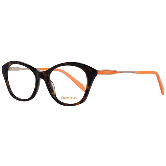 Emilio Pucci Brown Metal Glasses (Frames)