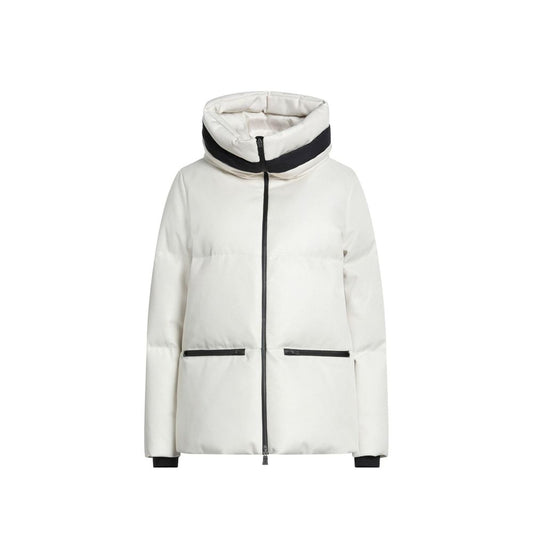 Herno White Polyester Shell Jacket