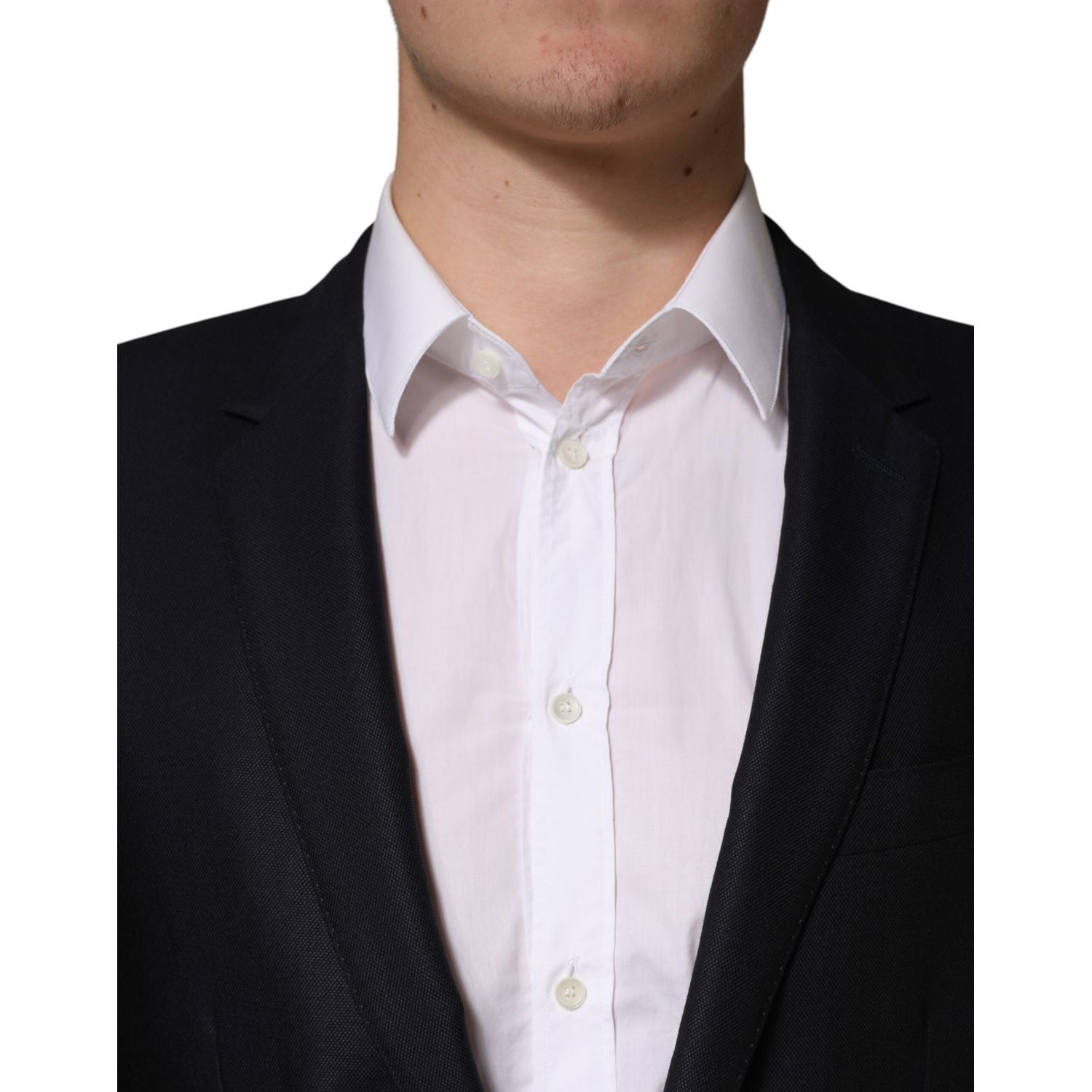 Dolce & Gabbana Black MARTINI Single Breasted Jacket Blazer