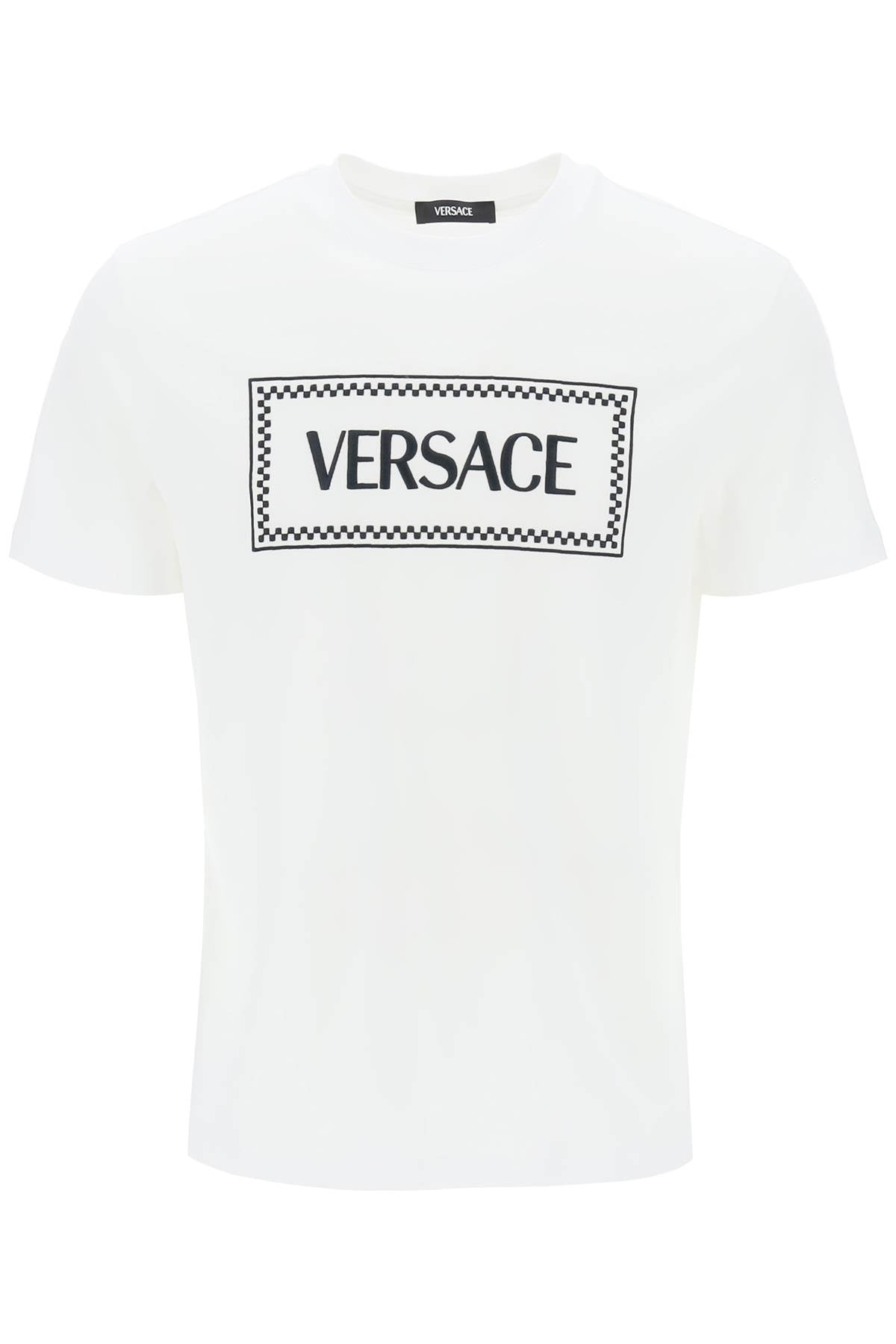 Versace embroidered logo t-shirt Topwear Versace