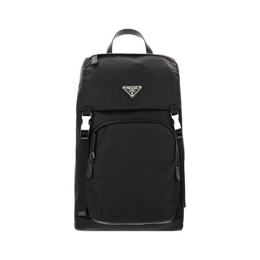 Prada Black Recycled Polyamide Backpack