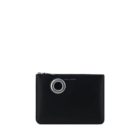 Comme Des Garçons Black Calf Leather Bos Taurus Wallet