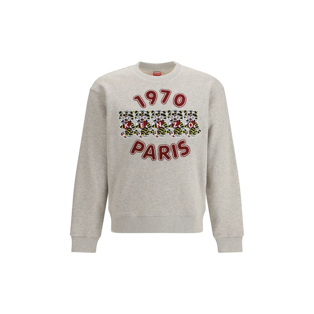 Kenzo Gray Cotton Sweatshirt 1728,72470364320,Clothing,Gray,Kenzo,L,M,Men,New with tags,S,Sweaters - Clothing,Sweatshirts - Sweaters - Clothing,XL