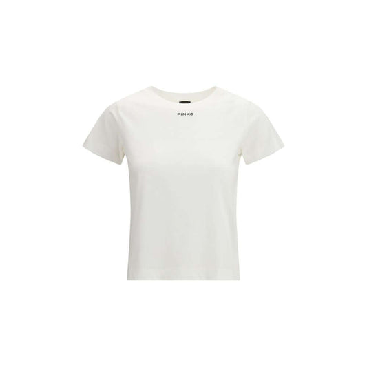 PINKO White Cotton T-Shirt