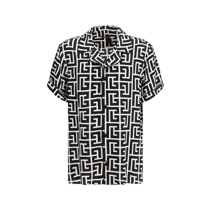 Balmain Multicolor Viscose Top Sleepwear 1728,40,41,42,72470364320,Balmain,Clothing,Men,Multicolor,New with tags,Sleepwear - Clothing,Tops - Sleepwear - Clothing
