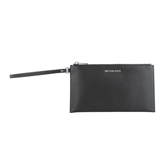 Michael Kors Black Leather Clutch Bag