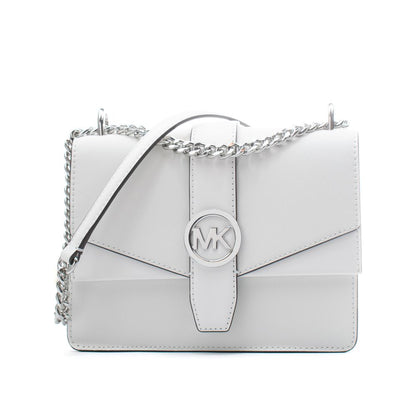Michael Kors White Leather Shoulder Bag
