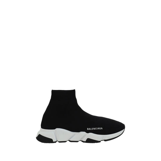 Balenciaga Black Elastane Athletic Sneakers
