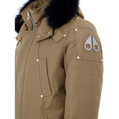 Moose Knuckles Beige Nylon Parka