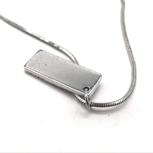 Christian Dior Blue Trotter Pendant Necklace