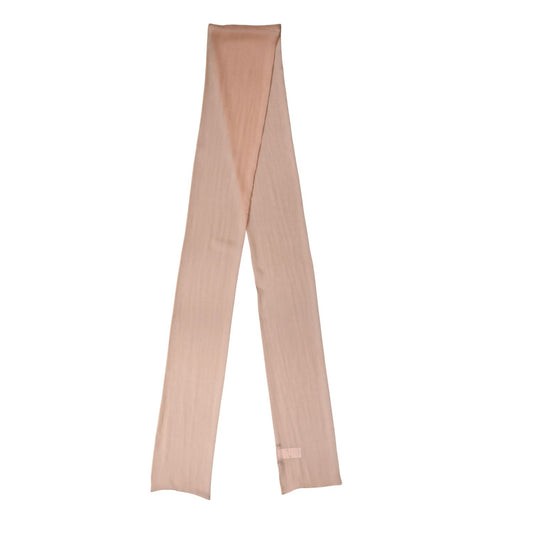 Dolce & Gabbana Light Pink Silk Sash Wrap Foulard 291cm x 19cm Scarf