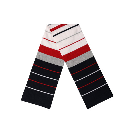 Dolce & Gabbana Multicolor Stripes Shawl Neck Wrap 119cm x 20cm Scarf