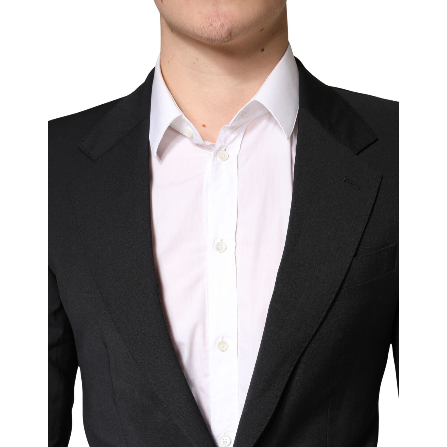 Dolce & Gabbana Black MARTINI Single Breasted Tuxedo Blazer