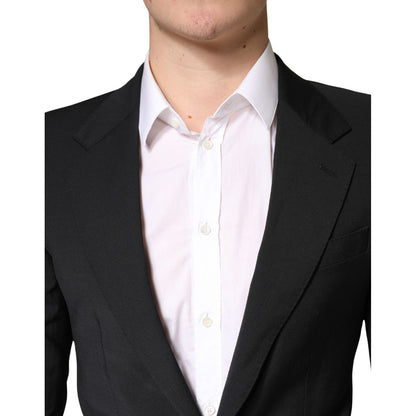 Dolce & Gabbana Black MARTINI Single Breasted Tuxedo Blazer