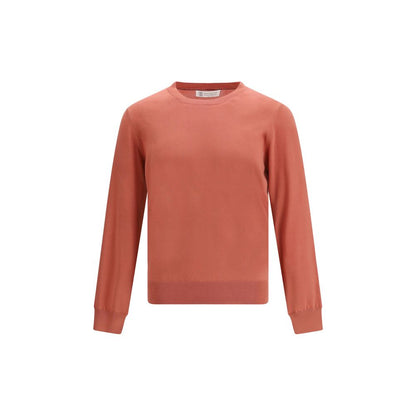 Brunello Cucinelli Orange Cotton Sweatshirt 1728,72470364320,Brunello Cucinelli,Clothing,IT46 | S,IT48 | M,IT50 | L,IT54 | XXL,IT56 | 3XL,Men,New with tags,Orange,Sweaters - Clothing,Sweatshirts - Sweaters - Clothing