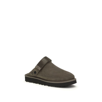 UGG Brown Calf Leather Bos Taurus Mules 1728,72470364320,Brown,EU40/US7,EU41/US8,EU42/US9,EU43/US10,EU44/US11,EU45/US12,EU46/US13,Flats - Shoes,Men,Mules - Flats - Shoes,New with tags,Shoes,UGG