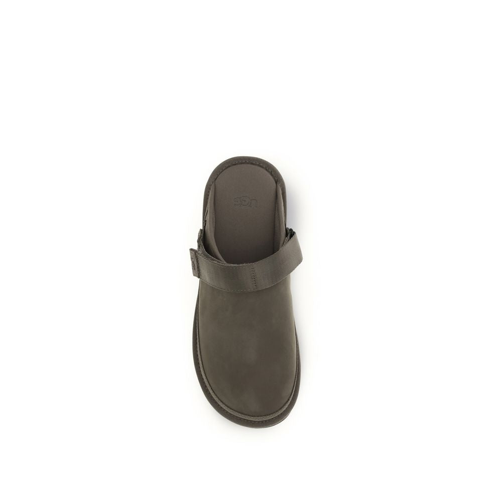UGG Brown Calf Leather Bos Taurus Mules 1728,72470364320,Brown,EU40/US7,EU41/US8,EU42/US9,EU43/US10,EU44/US11,EU45/US12,EU46/US13,Flats - Shoes,Men,Mules - Flats - Shoes,New with tags,Shoes,UGG