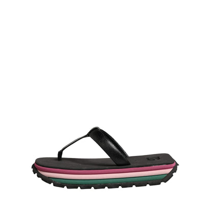 Dolce & Gabbana Multicolor Rubber Chunky Flip Flop Shoes