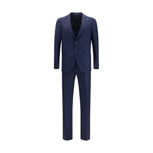 Tagliatore Blue Wool Two-Piece Suit