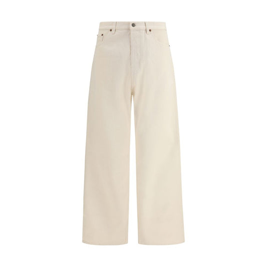 Valentino Beige Cotton Casual Pants