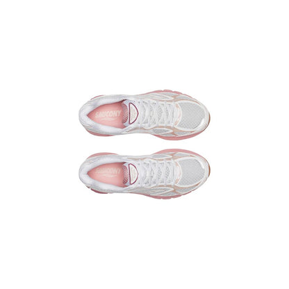 Saucony White Textile Athletic Sneakers