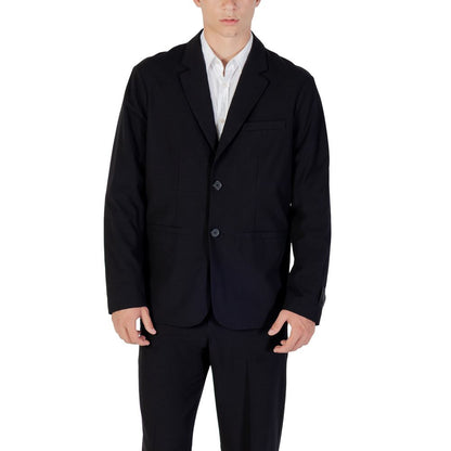 Armani Exchange Black Lyocell Blazer 1728,71956299936,Armani Exchange,Black,Blazers - Suits & Blazers - Clothing,Clothing,IT46 | M,IT50 | L,IT52 | XL,IT54 | XXL,IT56 | 3XL,Men,New with tags,Suits & Blazers - Clothing