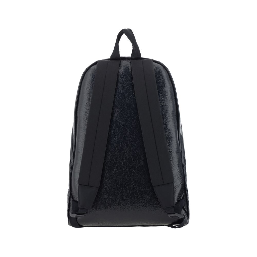 Balenciaga Black Lamb Ovis Aries Backpack