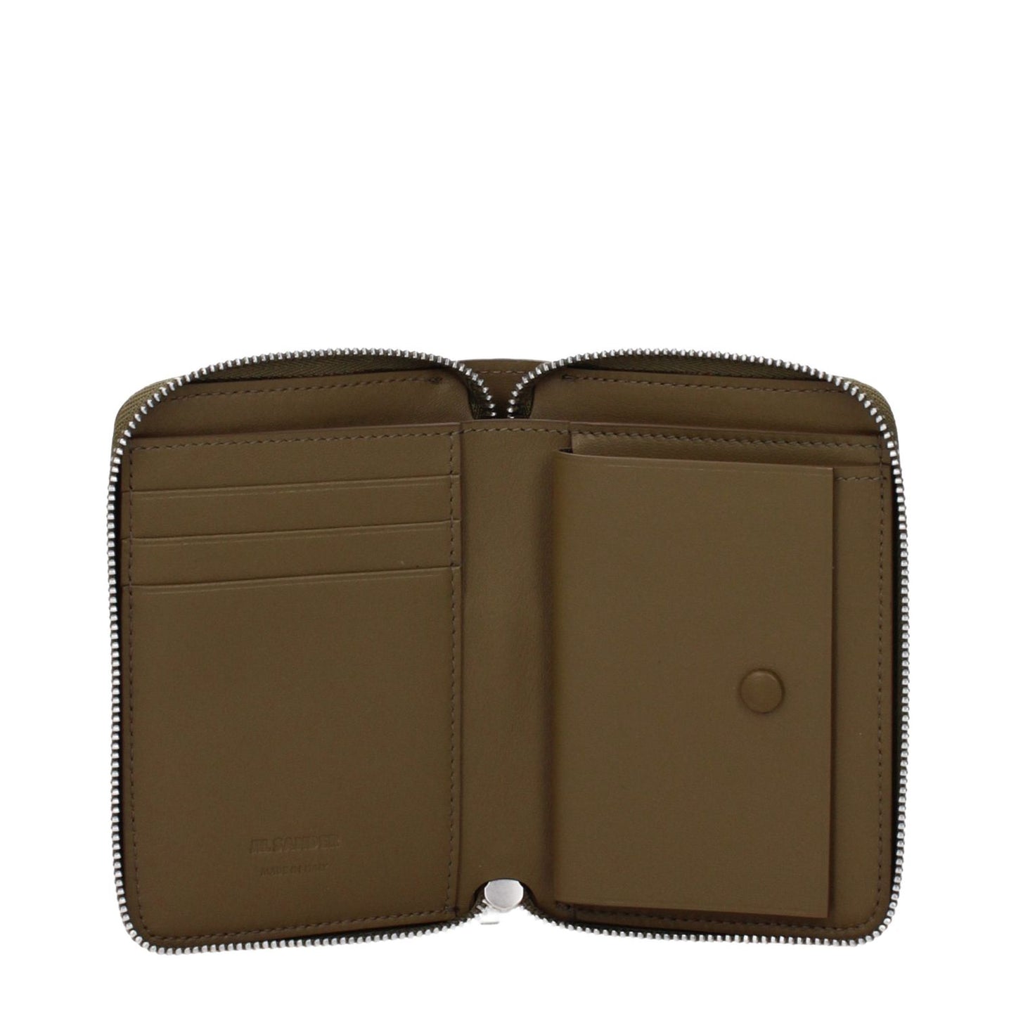 Jil Sander Brown Leather Wallet