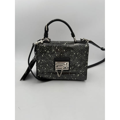 Dolce & Gabbana DOLCE & GABBANA Monica Python and Patent Handbag