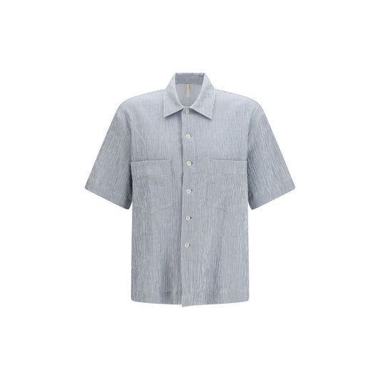 Sunflower Blue Cotton Pattern Shirt 1728,72470364320,Blue,Clothing,L,M,Men,New with tags,Pattern - Shirts - Clothing,Shirts - Clothing,Shortsleeve - Shirts - Clothing,Sunflower,XL