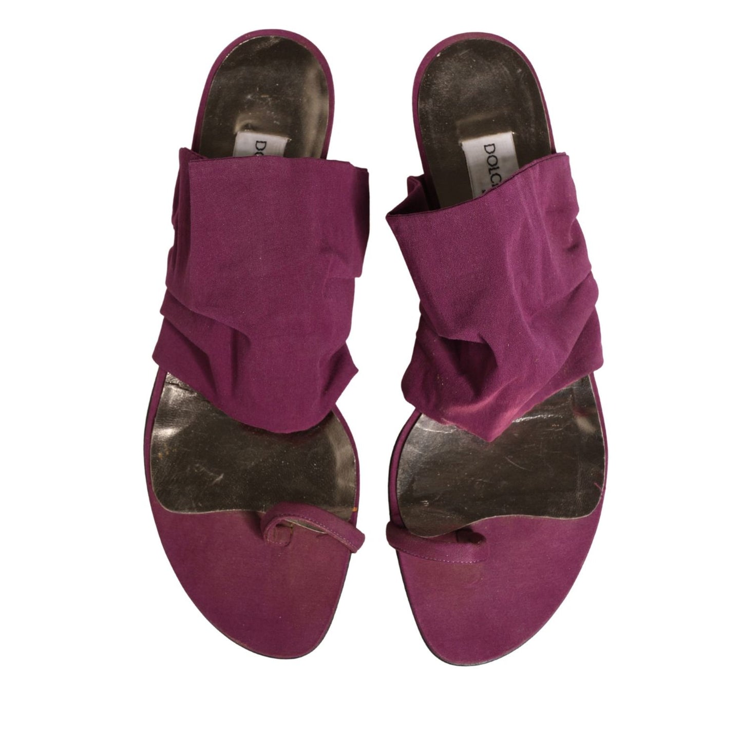 Dolce & Gabbana Violet Heels Sandals Shoes