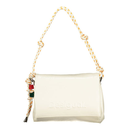 Desigual White Polyethylene Handbag 1728,67403481248,Bags,Desigual,Handbags - Bags,New with tags,White,Women