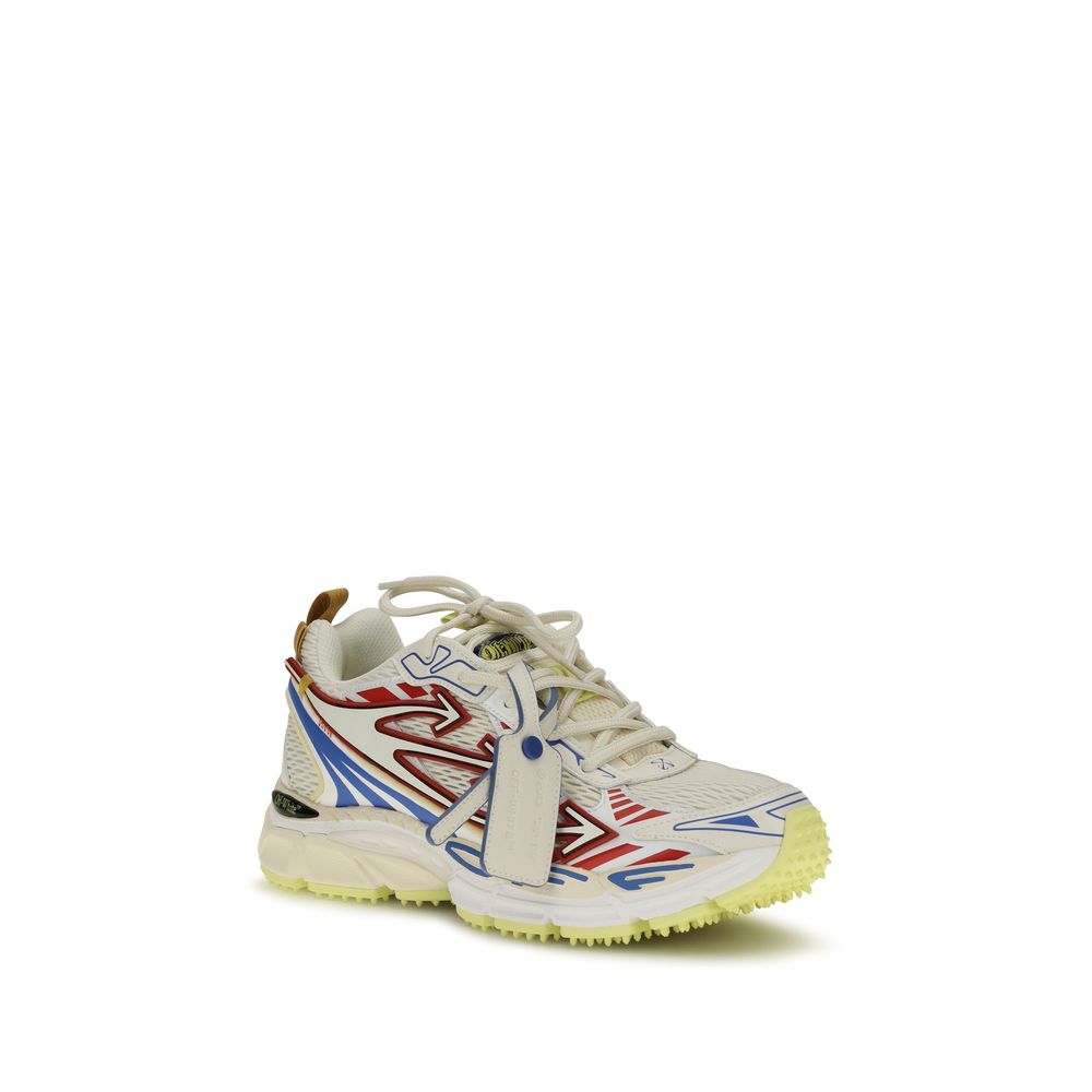 Off-White Multicolor Polyester Athletic Sneakers 1728,72470364320,Athletic - Sneakers - Shoes,EU40/US7,EU41/US8,EU42/US9,EU43/US10,EU44/US11,EU45/US12,Men,Multicolor,New with tags,Off-White,Shoes,Sneakers - Shoes