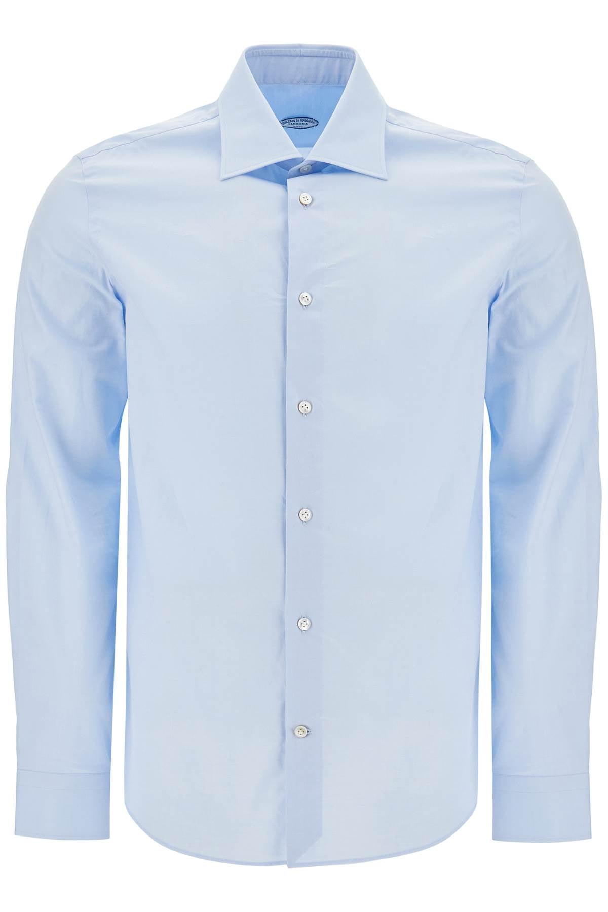 VINCENZO DI RUggIERO slim fit twill shirt for men Shirts VINCENZO DI RUggIERO