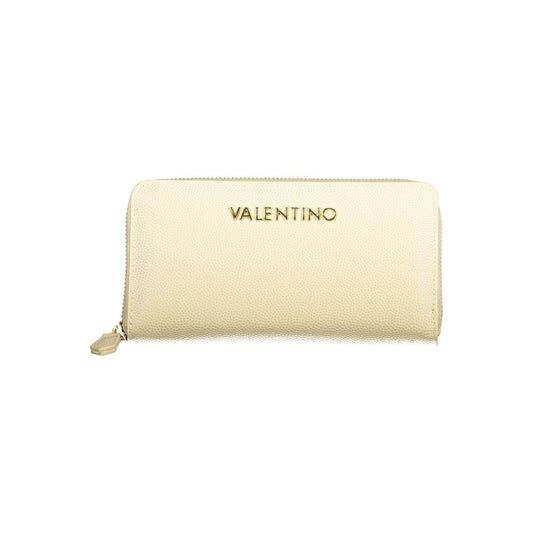 Mario Valentino Beige Polyurethane Women's Wallet
