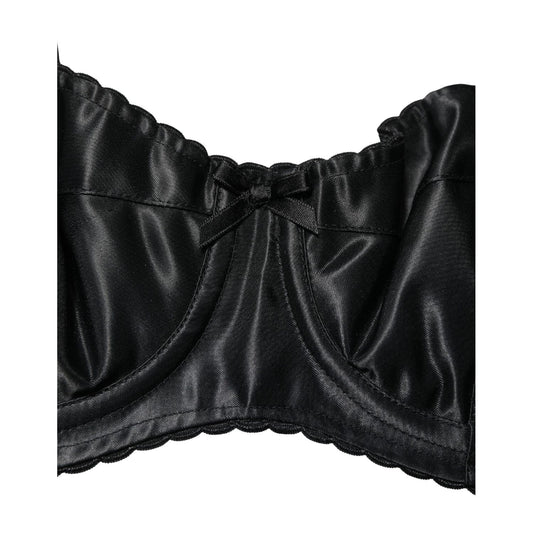 Dolce & Gabbana Black Semi-Pad Underwire Balconette Bra Underwear