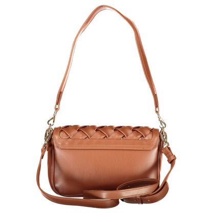 Mario Valentino Brown Polyethylene Handbag