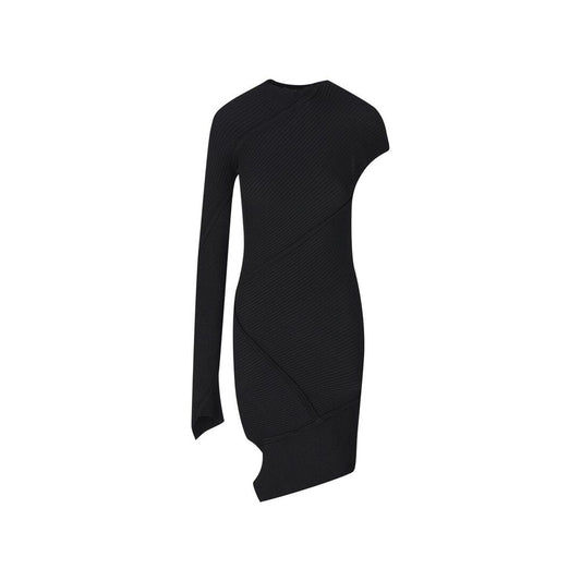 Balenciaga Black Polyester Cocktail Dress