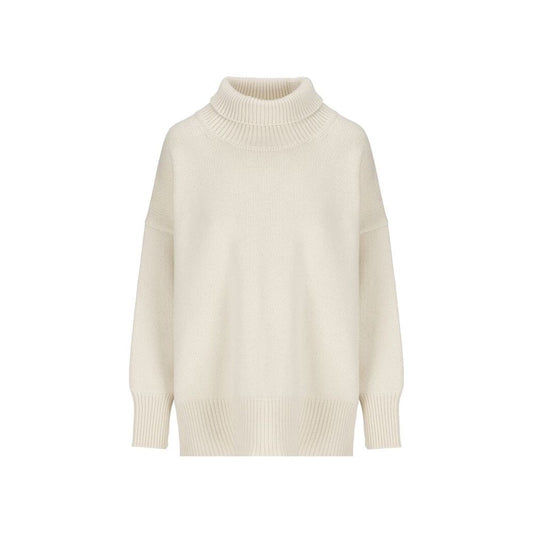 Chloé White Cashmere Turtleneck