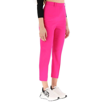 Alexander McQueen Multicolor Wool Casual Pants