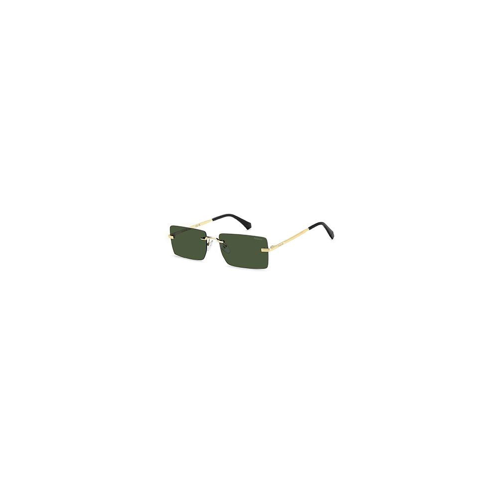 Polaroid Gold Metal Sunglasses