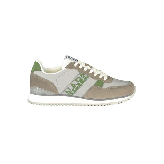 Napapijri Gray Polyester Men's Sneaker