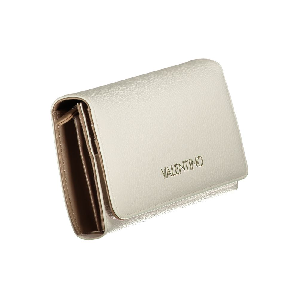 Mario Valentino White Polyurethane Female Wallet