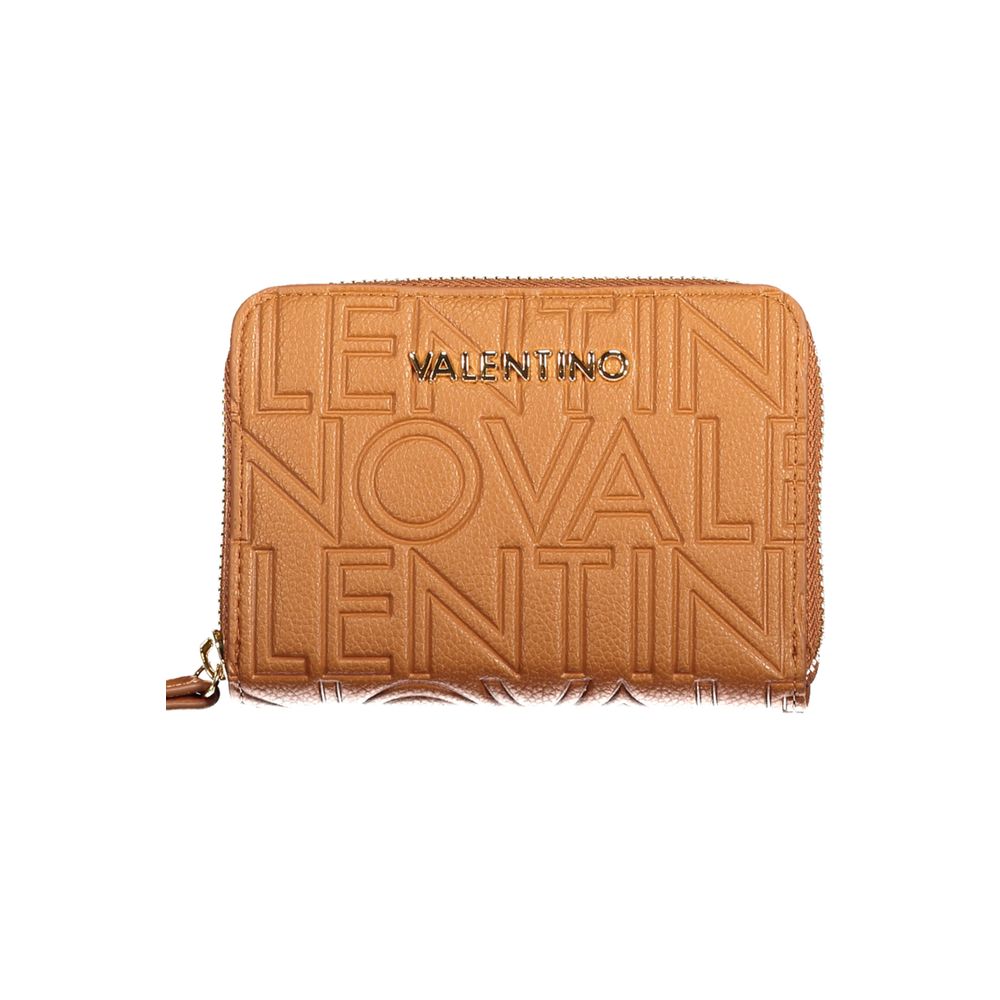 Valentino Brown Polyurethane Women Wallet